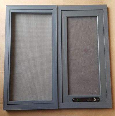 Tela mosquiteira de aço inoxidável SS304 preto cinza 10-16 malha