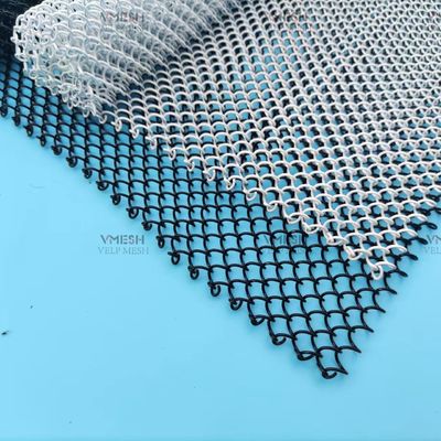 1.2mm Espessura Chain Link Decorativa Cortina Arquitetônica Rede de Arame