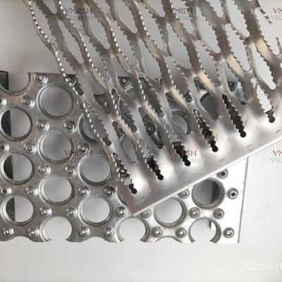 Grelha de segurança de calçada de chapa galvanizada perfurada