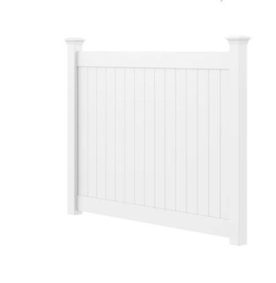 Privacidade Vinyl Plastic Fence Panel Jardim Impermeável Pvc Cercas Para piscina