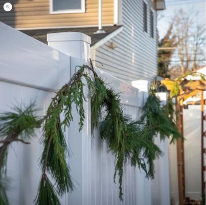 6Ft jardim exterior branco barato PVC painel de vedação de privacidade de vinil