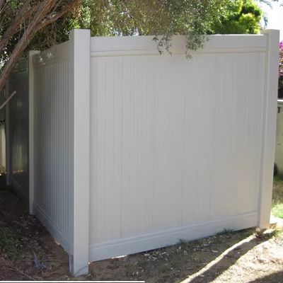 Preço da fábrica Painel de privacidade de PVC branco para cerca de jardim exterior