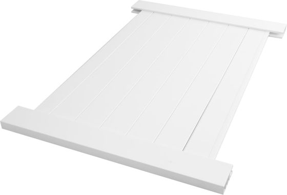 Outdoor Decorative 6x8 Feet Privacidade Plástico Belo Vinil Branco Pvc Painel de vedação