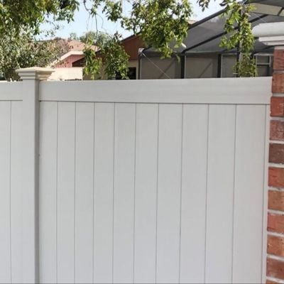 Cercas de privacidade de vinil de estilo americano 6x8ft para jardim e parede da casa