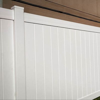 Cercas de privacidade de vinil de estilo americano 6x8ft para jardim e parede da casa