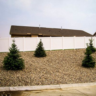 Cercas de privacidade de vinil de estilo americano 6x8ft para jardim e parede da casa