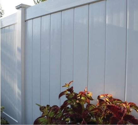 Fácil Instalação PVC Full Privacy Vinyl Yard Fence Panel