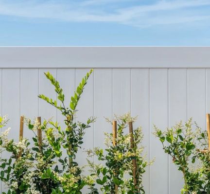 Fácil Instalação PVC Full Privacy Vinyl Yard Fence Panel