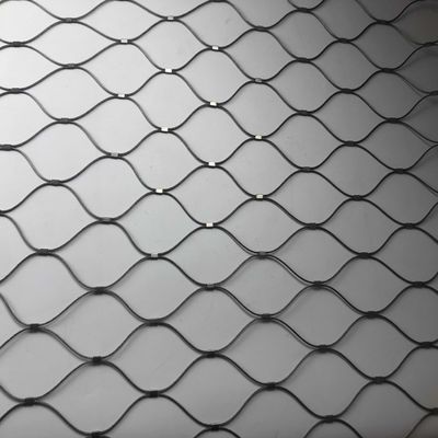 30*30mm Rede de corda de aço inoxidável forte e flexível para cercas de segurança