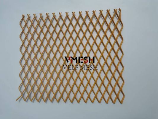 0.5mm espessura de alumínio expansão rede de arame metálico para painel de parede