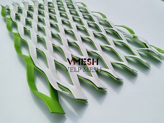 0.5mm espessura de alumínio expansão rede de arame metálico para painel de parede