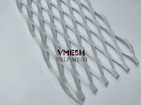 Tecto de alumínio revestimento de parede de malha expandida diamante personalizado