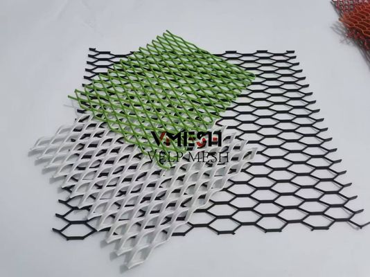 Arquitetônica Metal Mesh Edifícios fachadas Painel de teto Alumínio Metal rede expandida