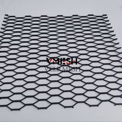 Revestimento de parede revestido de pó personalizado Rede de fachada de metal expandida