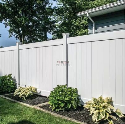 Parede de PVC de jardim durável Privacidade Painéis brancos pesados