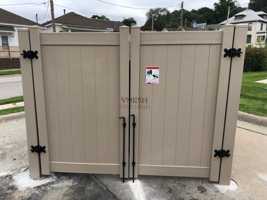 Parede de PVC de jardim durável Privacidade Painéis brancos pesados
