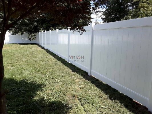 Parede de PVC de jardim durável Privacidade Painéis brancos pesados