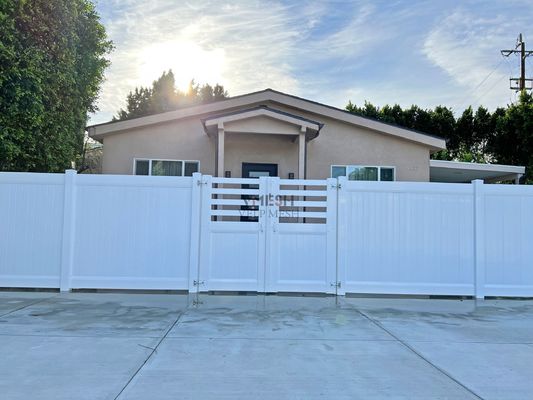Painel sólido de plástico jardim piscina casa villa picot 8 vedação de vinil