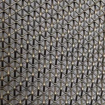 Métodos de tecelagem diferentes personalizados Painel de aço inoxidável para malha decorativa de parede