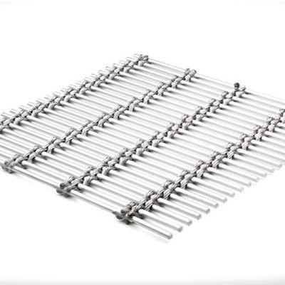 Malha de arame tecido de aço inoxidável para revestimento de fachada 0,2-8 mm