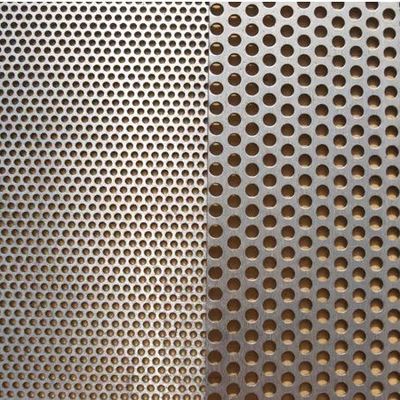 1.2 mm espessura de alumínio galvanizado aço perfurado malha para sistemas de drenagem