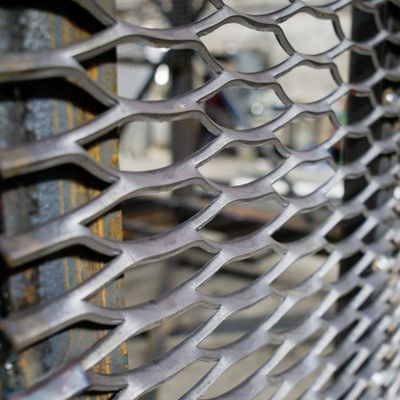 9 Gauge Flat Expanded Steel Mesh Sheet para Construção de Edifícios