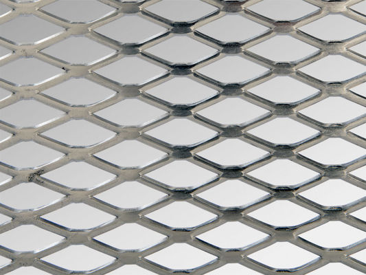 9 Gauge Flat Expanded Steel Mesh Sheet para Construção de Edifícios