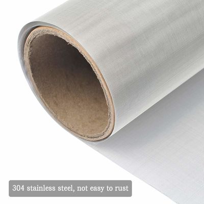 Aço inoxidável 304 / 316 Rede de arame fino tecido 100 Rede para filtragem