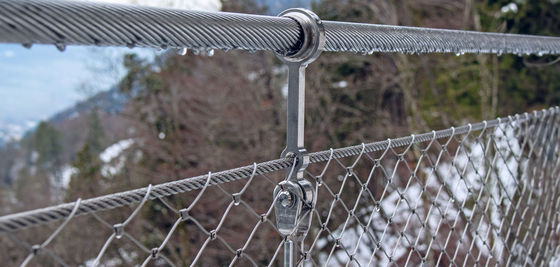 Handcrafted 2mm Stainless Steel Rope Mesh with 10 Years Warranty for High Load-bearing Applications