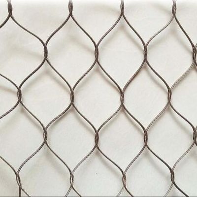 316 Malha de fio de segurança de aço inoxidável resistente para grades