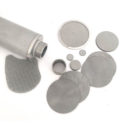 Rede de filtro sinterizada de aço inoxidável 316L resistente a ácidos