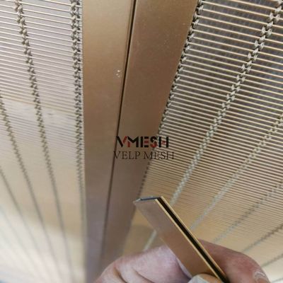 Aço inoxidável decoração de malha de arame metálico de divisória de malha de painel de parede