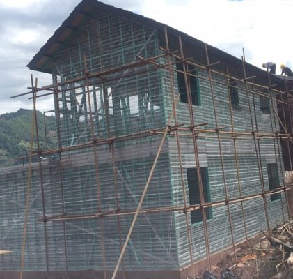 Sistema de moldagem de cimento de aço galvanizado para fundações de concreto armado