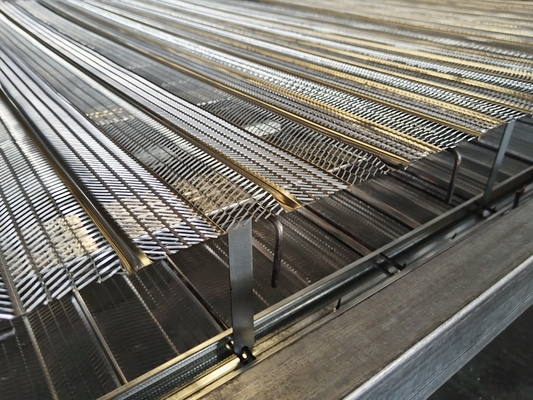Forma de metal expandido galvanizado para vazamento de cimento em construção de piscinas