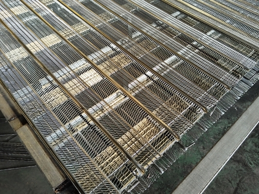 Forma de metal expandido galvanizado para vazamento de cimento em construção de piscinas