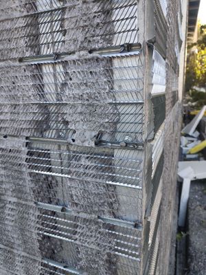 Materiais de construção Rede metálica Estrutura Fica no lugar Sistema de moldagem