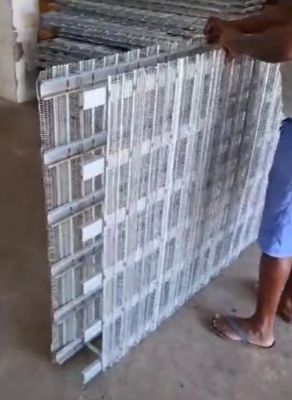 Malha do sistema de cofragem para vazamento de concreto Hy Rib