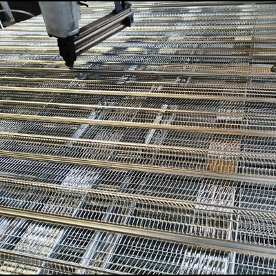 Malha de ripas de alta nervura de concreto pré-moldado de aço galvanizado
