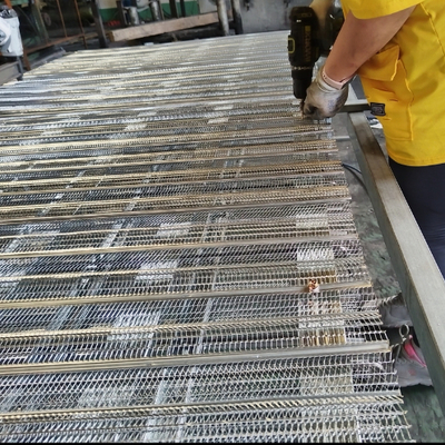 Malha de ripas de alta nervura de concreto pré-moldado de aço galvanizado