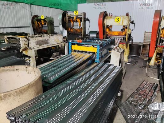 Materiais de construção anticorrosão Malha de aço galvanizado com nervuras altas