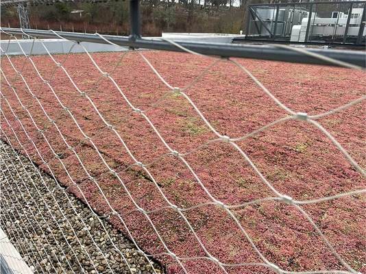 Rede de proteção para corrimão de escada Aço Inoxidável AISI 304/316 Cabo de aço com zinco