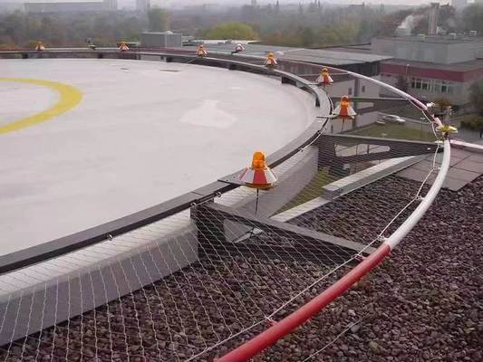 Rede de proteção para corrimão de escada Aço Inoxidável AISI 304/316 Cabo de aço com zinco