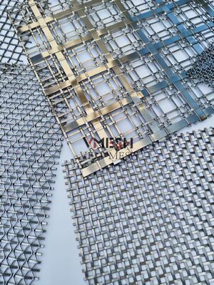 Cortina de malha metálica de bobina de aço inoxidável decorativa para teto