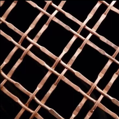 Rede de arame tecida painel de aço inoxidável decorativo da fachada do metal do revestimento