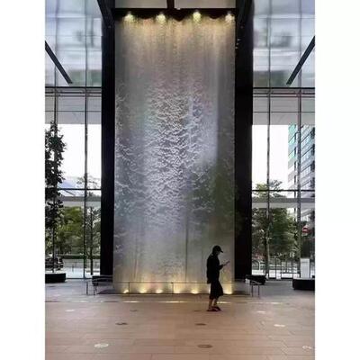 Cascata de Metal Aço Inoxidável 304 para Decoração de Jardim Cortina para Fonte de Água