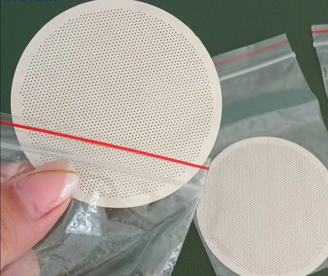 Disco de Filtro de Malha de Gravação SS304 de 1 mm sem Rebarbas por Fresagem Química
