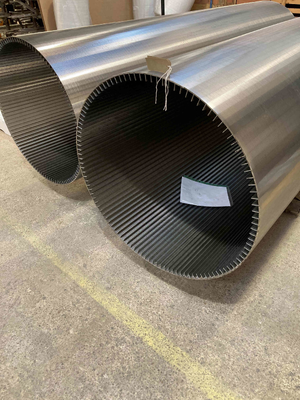 Malha do filtro de fio da cunha do tubo de Johnson Well Screen Pipe de SS304/316 Johnson