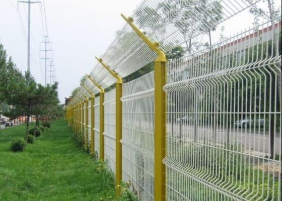 Cercas de malha de arame galvanizado 3D 50x100mm 3,0mm revestidas em pó