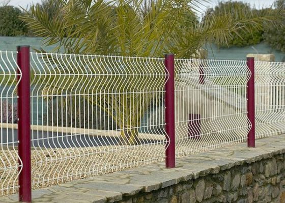 Cercas de malha de arame galvanizado 3D 50x100mm 3,0mm revestidas em pó