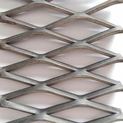 Aço inoxidável rede metálica expandida 5,0 mm 6,0 mm galvanizado antiderrapante
